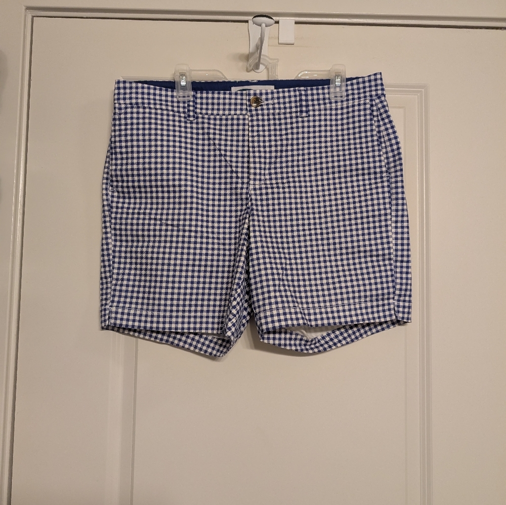 Blue & White Checkard Old Navy Everyday Short